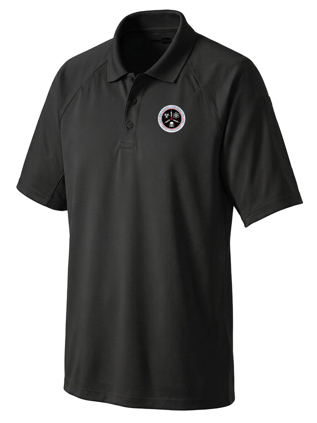 Countering Weapons of Mass Destruction Office (CWMD) Men's Long Sleeve Polo Black government employee uniform shirt