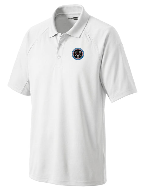 Countering Weapons of Mass Destruction Office (CWMD) Men's Long Sleeve Polo White government employee uniform shirt