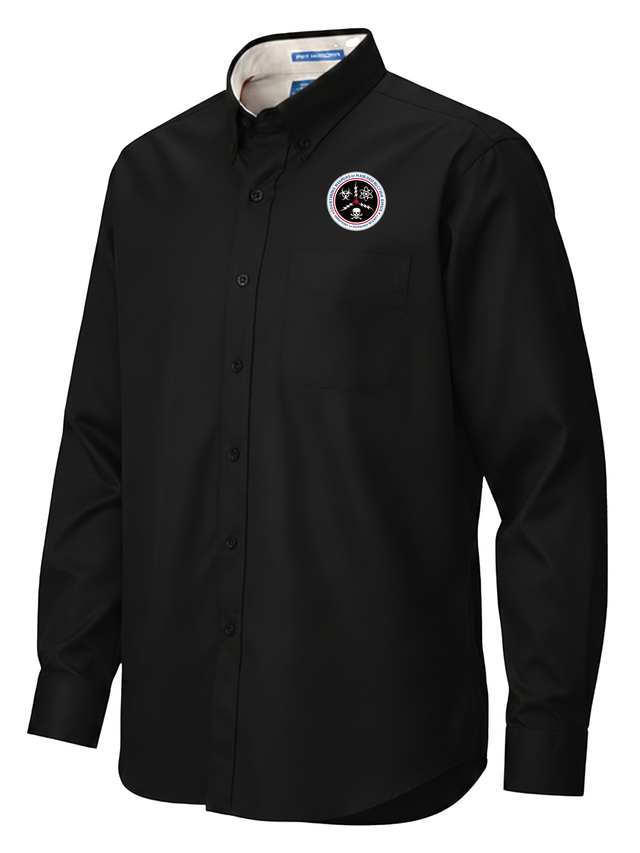 Countering Weapons of Mass Destruction Office (CWMD) Men's Button Up Black government employee uniform shirt