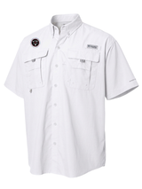 Countering Weapons of Mass Destruction Office (CWMD) Men's Columbia Bahama™ II Button Up Short Sleeve White government employee uniform shirt