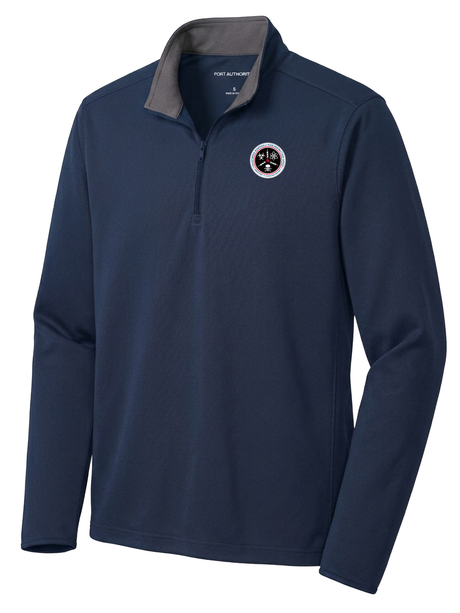 Countering Weapons of Mass Destruction Office (CWMD) Men's Dri Fit 1/4 Zip Navy Blue government employee uniform shirt