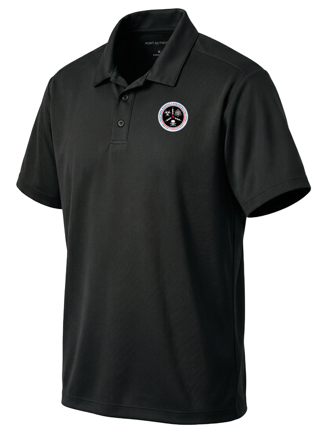 Countering Weapons of Mass Destruction Office (CWMD) Men's Dri Fit Polo Black government employee uniform shirt
