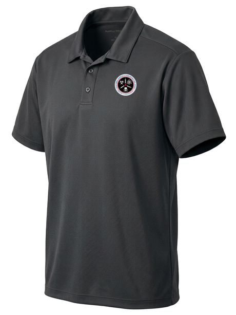 Countering Weapons of Mass Destruction Office (CWMD) Men's Dri Fit Polo Slate Gray government employee uniform shirt
