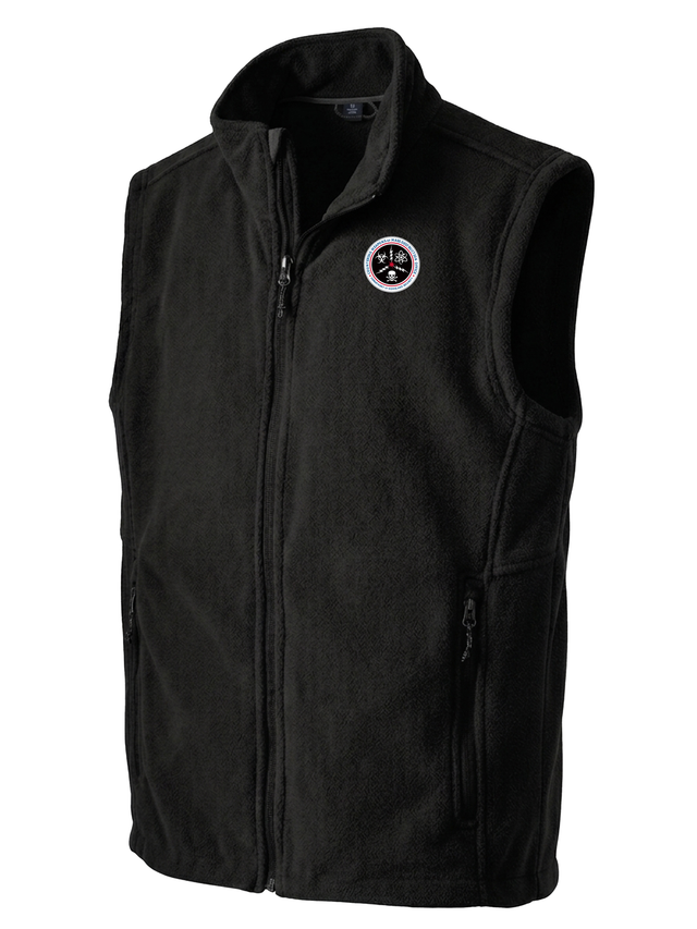 Countering Weapons of Mass Destruction Office (CWMD)  Men's Fleece Vest Black government employee uniform shirt