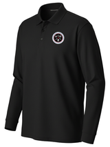 Countering Weapons of Mass Destruction Office (CWMD) Men's Long Sleeve Polo Black government employee uniform shirt