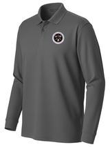 Countering Weapons of Mass Destruction Office (CWMD) Men's Long Sleeve Polo Slate Gray government employee uniform shirt