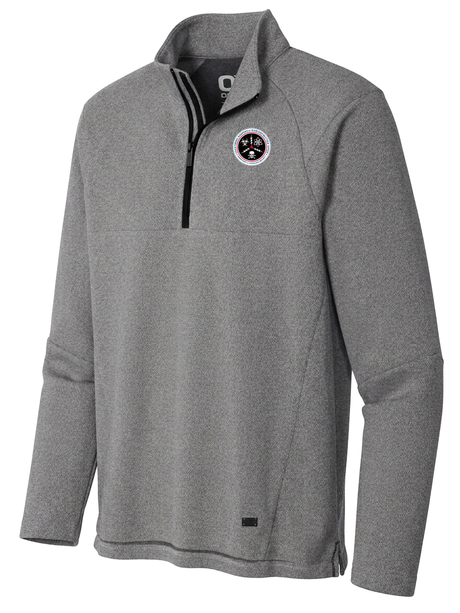 Countering Weapons of Mass Destruction Office (CWMD) Men's Transition Quarter Zip Light Gray government employee uniform shirt