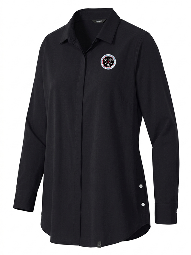 Countering Weapons of Mass Destruction Office (CWMD) Women's Commuter Shirt Black government employee uniform shirt