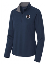 Countering Weapons of Mass Destruction Office (CWMD) Women's Dri Fit 1/4 Zip Navy Blue government employee uniform shirt