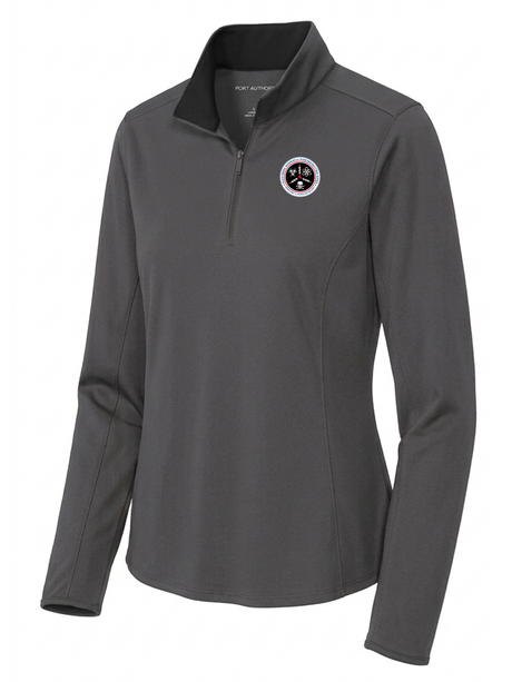 Countering Weapons of Mass Destruction Office (CWMD) Women's Dri Fit 1/4 Zip Slate Gray government employee uniform shirt