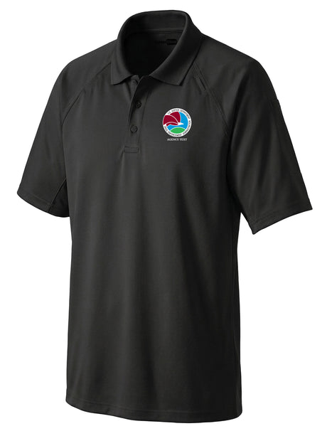 Drug Enforcement Administration (DEA) Men's Tactical Polo  Black government employee uniform shirt