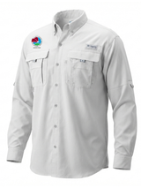 Drug Enforcement Administration (DEA) Men's Columbia Bahama™ II Button Up Long-Sleeve  White government employee uniform shirt