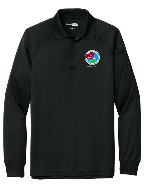 TACTICAL Drug Enforcement Administration Polo- Men's Long Sleeve - FEDS Apparel