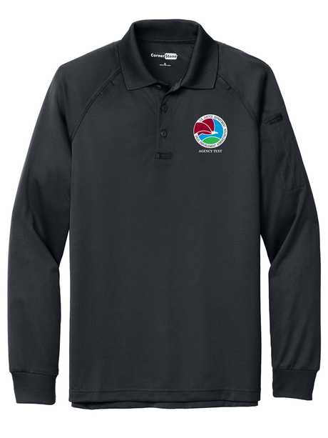 TACTICAL Drug Enforcement Administration Polo- Men's Long Sleeve - FEDS Apparel