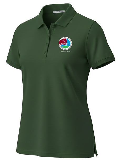 Drug Enforcement Administration (DEA) Women's Polo  Dark Green government employee uniform shirt