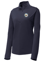 U.S. Department of State Women's Lightweight Dri Fit 1/4 Zip  Navy Blue government employee uniform shirt