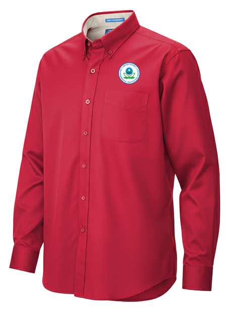 Environmental Protection Agency (EPA) Men's Button Up  Red government employee uniform shirt