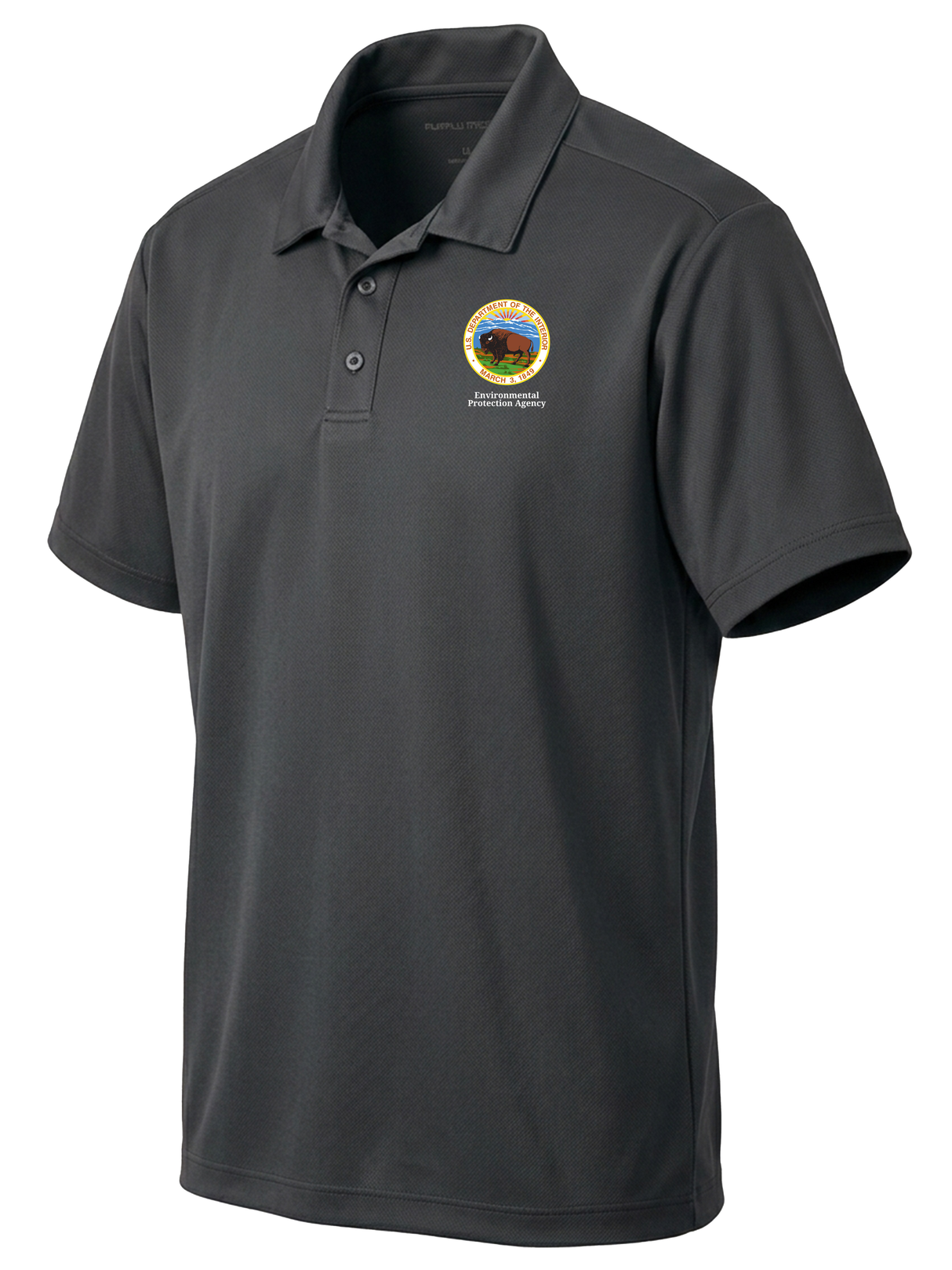 Environmental Protection Agency (EPA) Men's Dri Fit Polo  Slate Gray government employee uniform shirt
