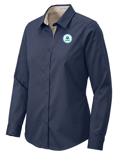 Environmental Protection Agency (EPA) Women's Button Up  Navy Blue government employee uniform shirt