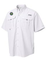 Federal Aviation Administration (FAA) Men's Columbia Bahama™ II Button Up Short Sleeve  White government employee uniform shirt