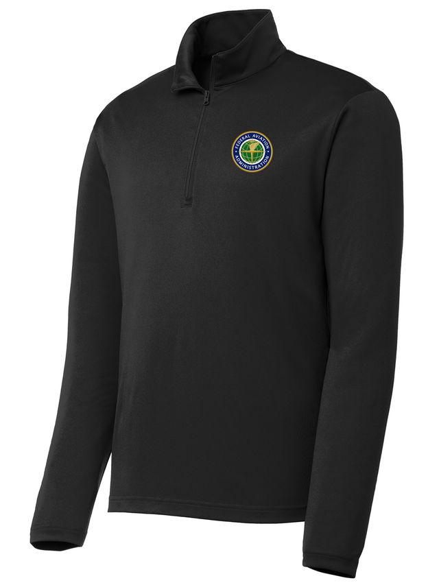 FAA Men's Lightweight Dri Fit 1/4 Zip - FEDS Apparel