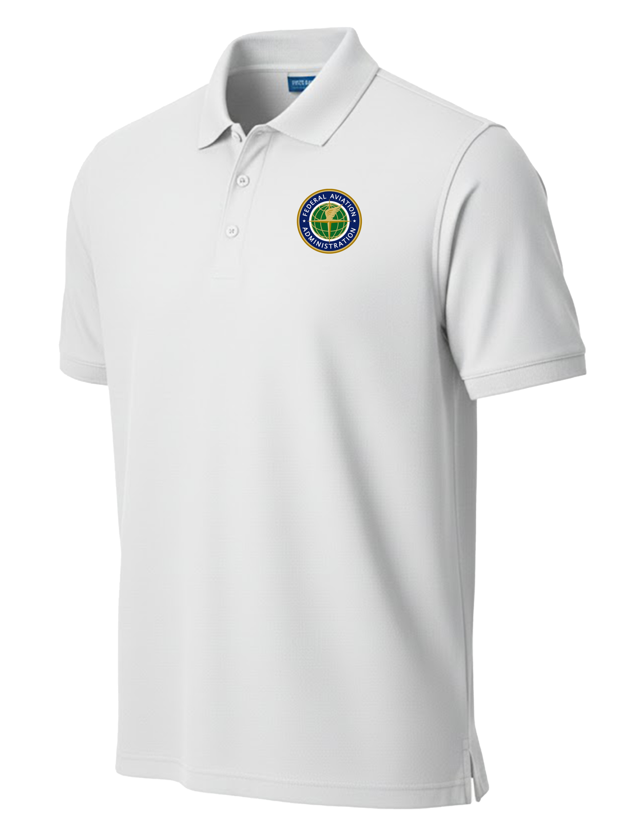 Federal Aviation Administration (FAA) Men's Polo  White government employee uniform shirt