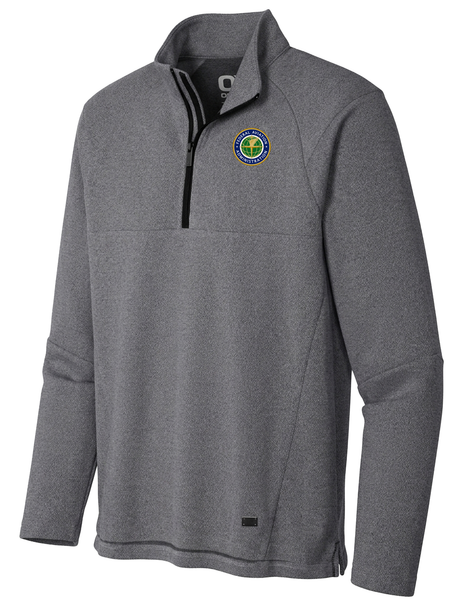 Federal Aviation Administration (FAA) Men's Transition Quarter Zip  Slate Gray government employee uniform shirt