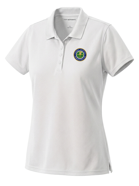 Federal Aviation Administration (FAA) Women's Dri Fit Polo  White government employee uniform shirt