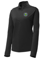 Federal Aviation Administration (FAA) Women's Lightweight Dri Fit 1/4 Zip  Black government employee uniform shirt