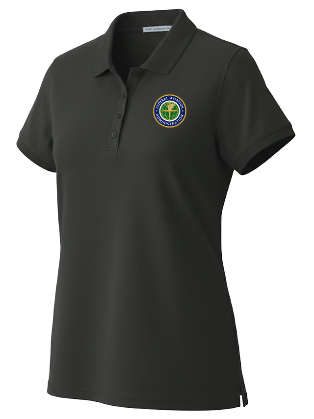 Federal Aviation Administration (FAA) Women's Polo  Black government employee uniform shirt