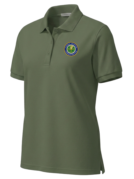 Federal Aviation Administration (FAA) Women's Polo  Drab Green government employee uniform shirt