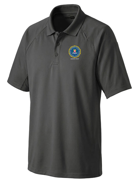 Federal Bureau of Investigation (FBI) Men's Tactical Polo  Slate Gray government employee uniform shirt