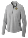 Federal Bureau of Investigation (FBI) Women's Motion 1/4 Zip  Light Gray government employee uniform shirt