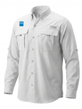 Food and Drug Administration (FDA) Men's Columbia Bahama™ II Button Up Long-Sleeve  White government employee uniform shirt