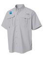 Food and Drug Administration (FDA) Men's Columbia Bahama™ II Button Up Short Sleeve  Cool Grey government employee uniform shirt