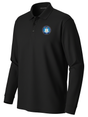 Food and Drug Administration (FDA) Men's Long Sleeve Polo  Black government employee uniform shirt