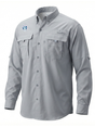 Federal Law Enforcement Training Centers (FLETC) Men's Columbia Bahama™ II Button Up Long-Sleeve  Cool Grey government employee uniform shirt