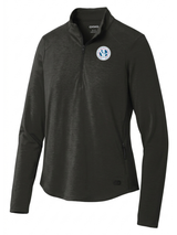 Federal Law Enforcement Training Centers (FLETC) Women's Motion 1/4 Zip  Black government employee uniform shirt