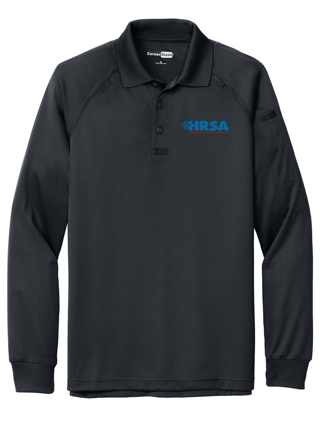 HRSA Men's Tactical Long Sleeve Polo