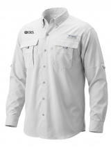 Internal Revenue Service (IRS) Men's Columbia Bahama™ II Button Up Long-Sleeve  White government employee uniform shirt