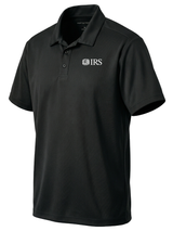 Internal Revenue Service (IRS) Men's Dri Fit Polo  Black government employee uniform shirt