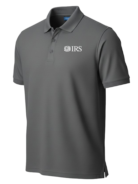Internal Revenue Service (IRS) Men's Polo  Slate Gray government employee uniform shirt