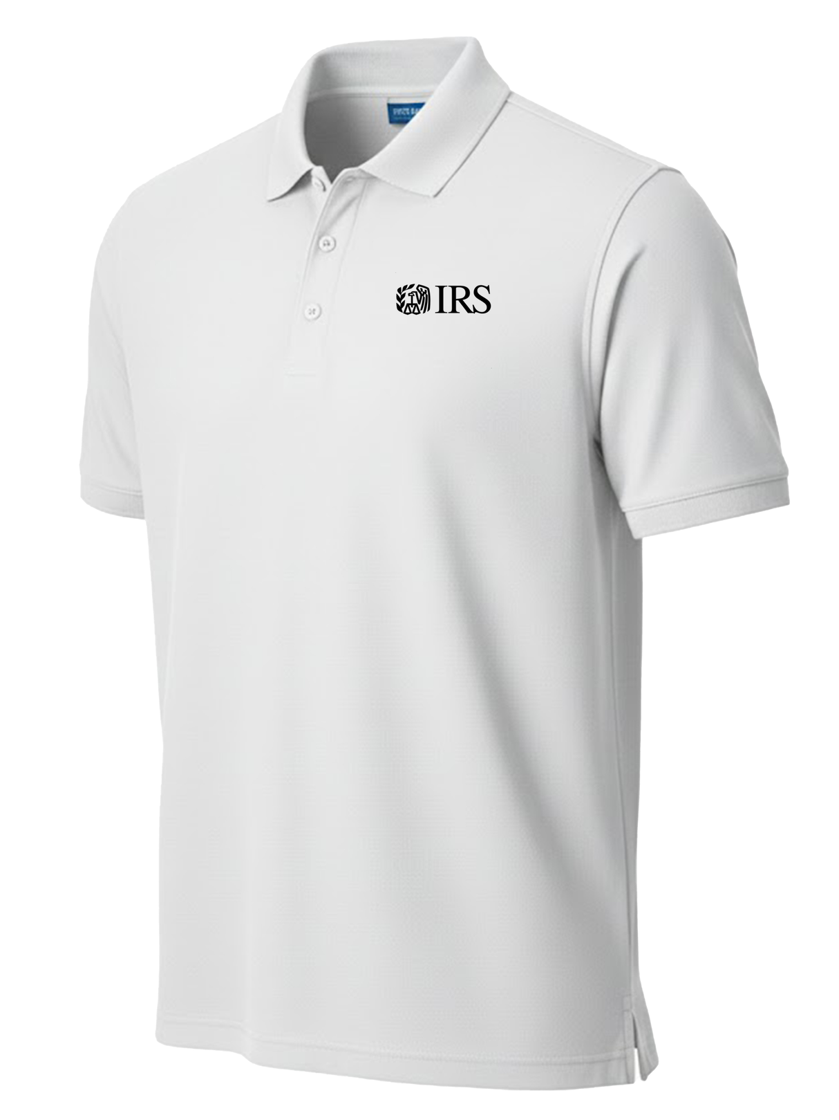 Internal Revenue Service (IRS) Men's Polo  White government employee uniform shirt