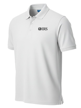 Internal Revenue Service (IRS) Men's Polo  White government employee uniform shirt