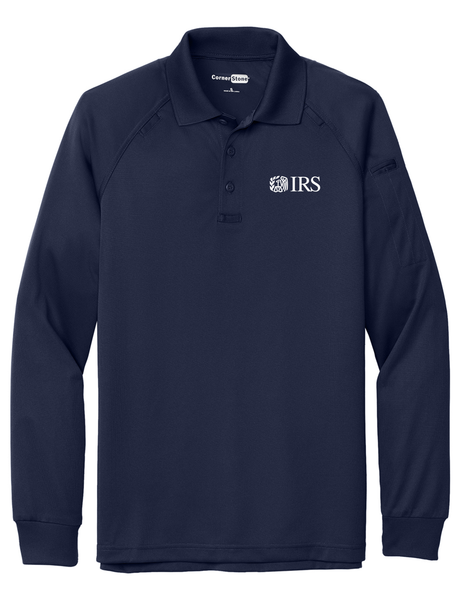 IRS Men's Tactical Long Sleeve Polo
