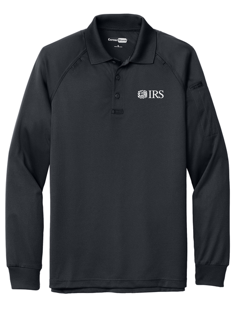 IRS Men's Tactical Long Sleeve Polo