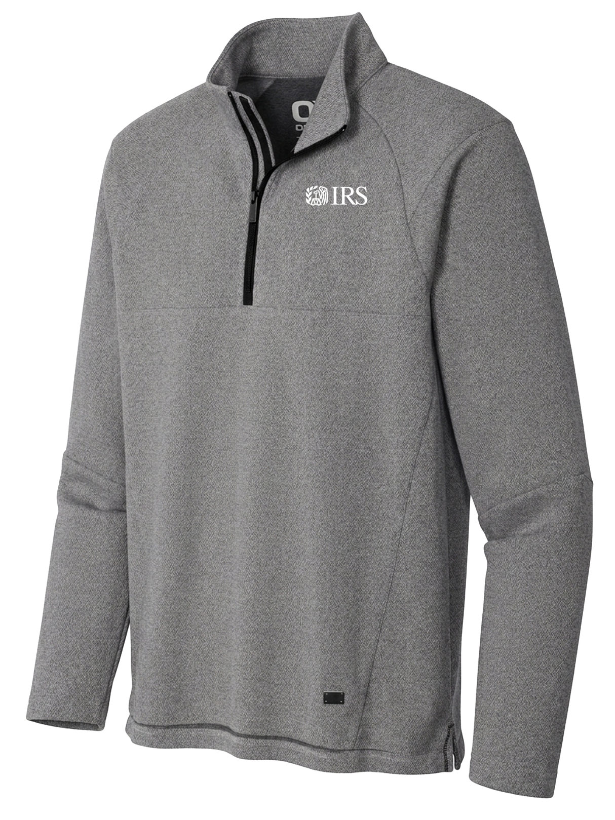 Internal Revenue Service (IRS) Men's Transition Quarter Zip  Light Gray government employee uniform shirt