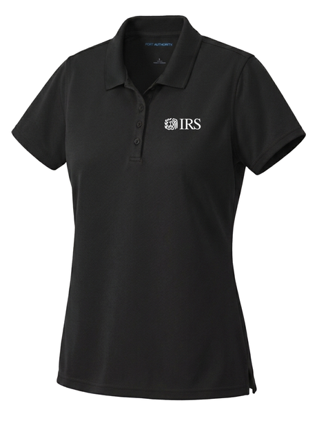 Internal Revenue Service (IRS) Women's Dri Fit Polo  Black government employee uniform shirt