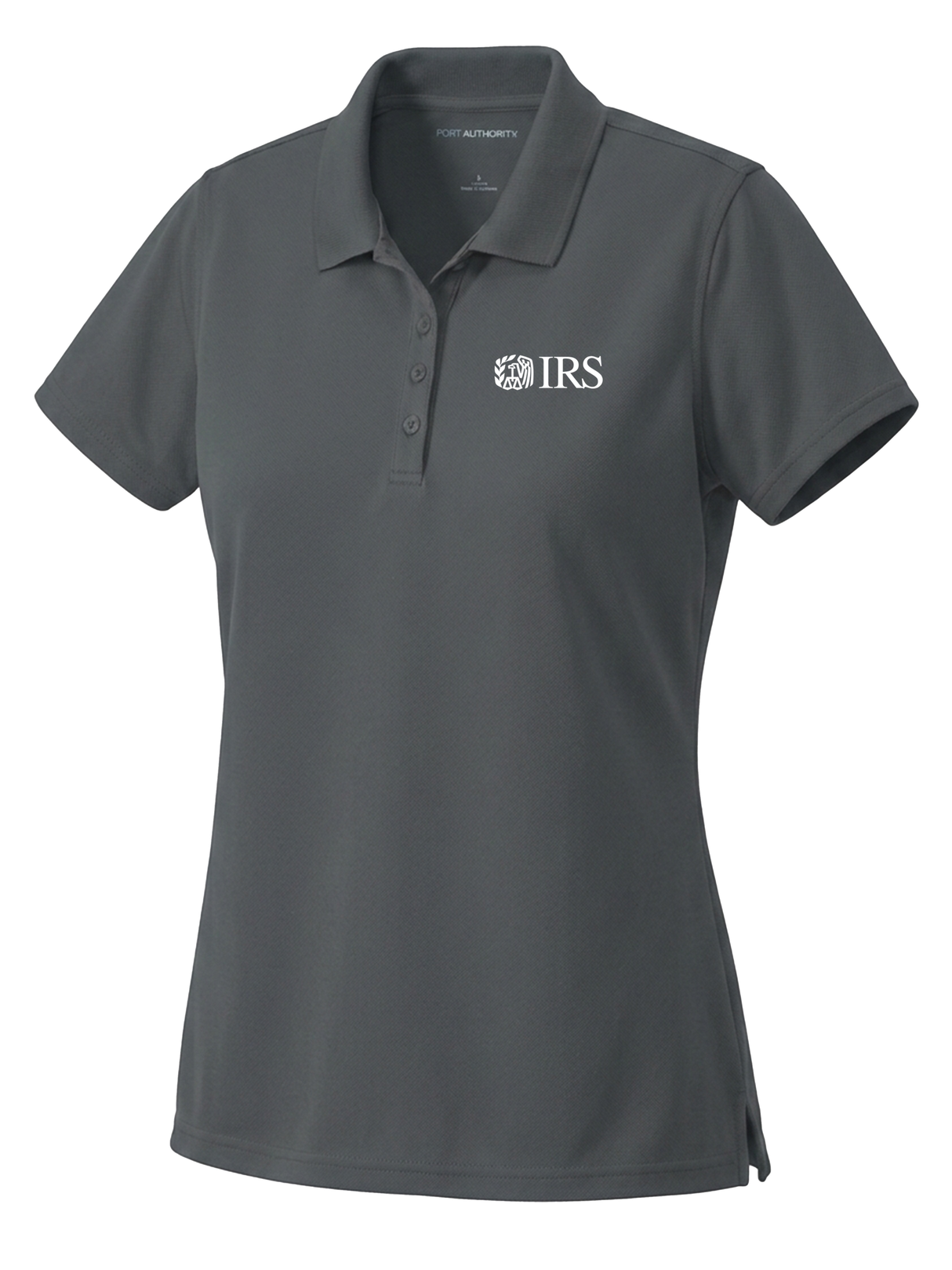 Internal Revenue Service (IRS) Women's Dri Fit Polo  Slate Gray government employee uniform shirt
