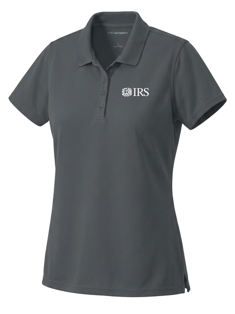Internal Revenue Service (IRS) Women's Dri Fit Polo  Slate Gray government employee uniform shirt